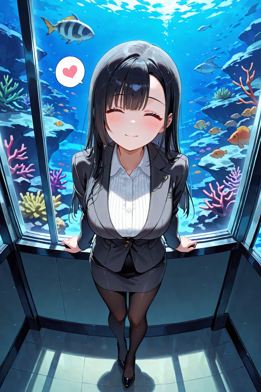 水族館デート | の人気AIイラスト・グラビア