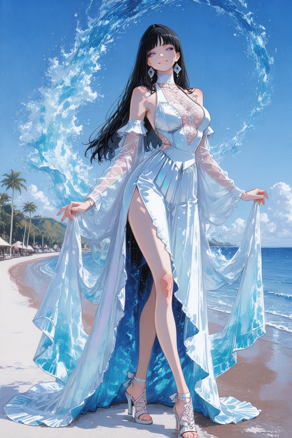 爽やかな夏コーデ