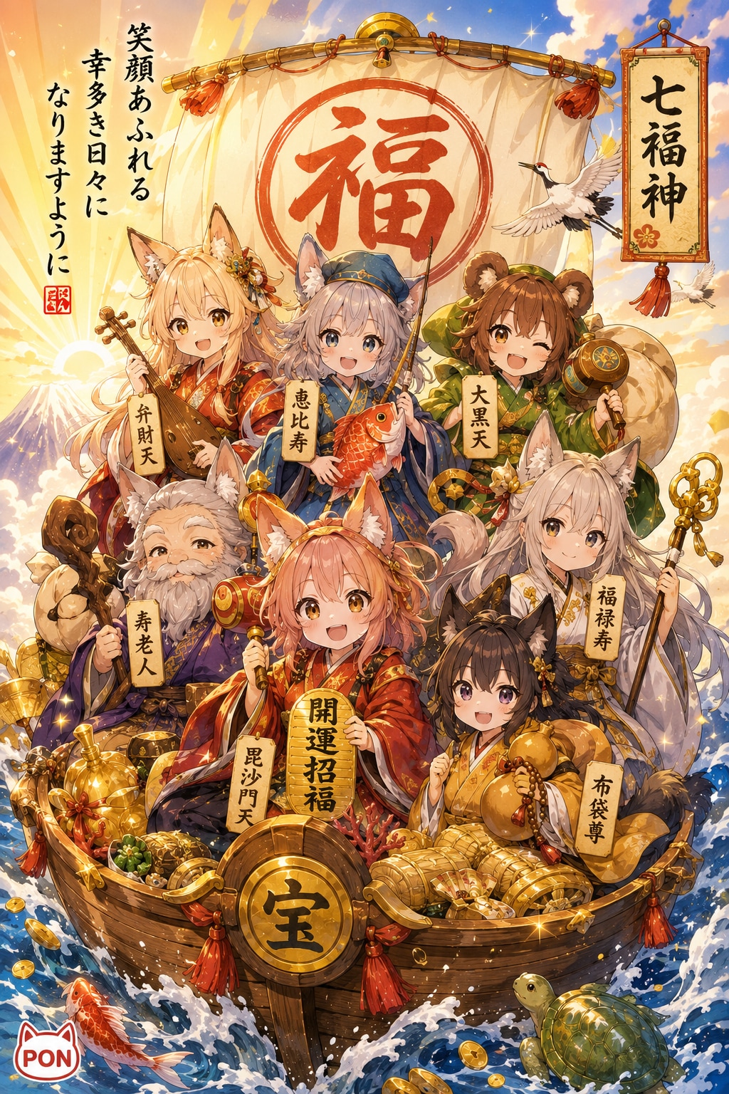 7月29日、七福神の日