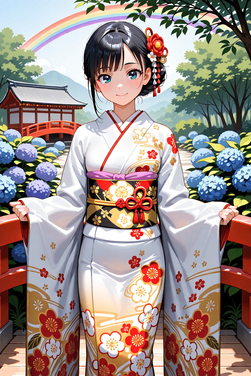 雨上がりの紫陽花