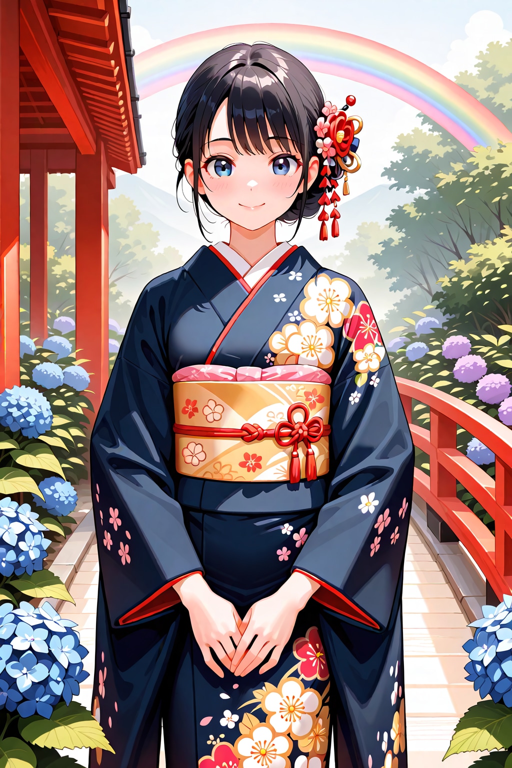 雨上がりの紫陽花
