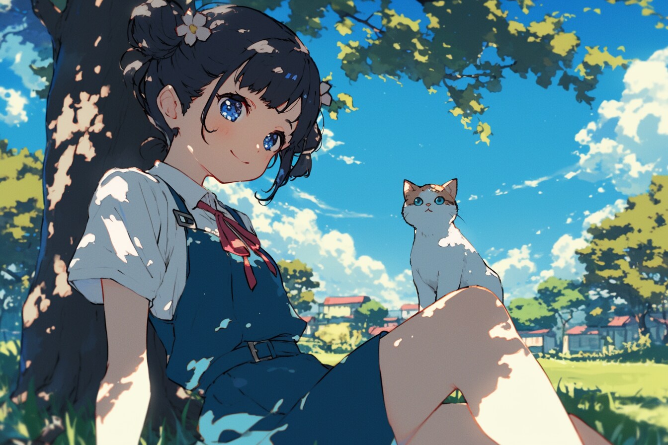 猫🐈とおだんごちゃん🍡✨06 | の人気AIイラスト・グラビア