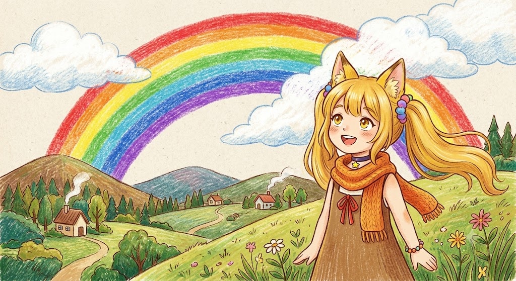 18.「に」→「にじ」ミラ