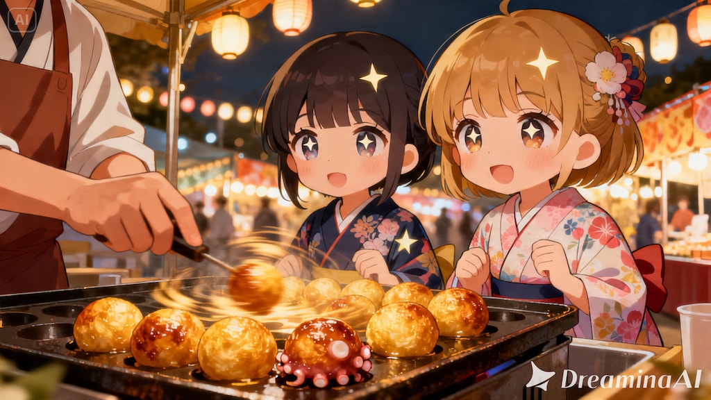 今日の夏休み（たこ焼きの達人１）