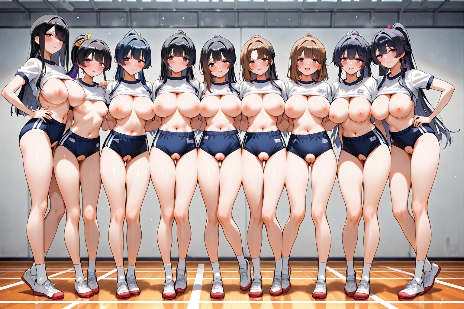 穴あきブルマ