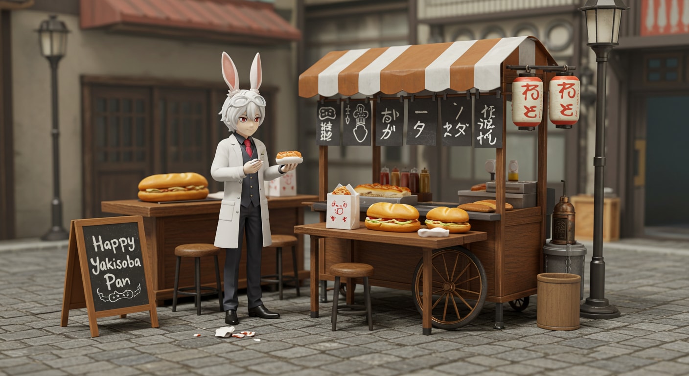 焼きそばパン研究会フィギュア | の人気AIイラスト・グラビア