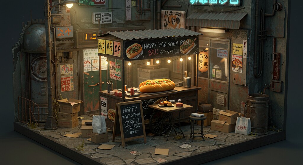 焼きそばパン研究会フィギュア