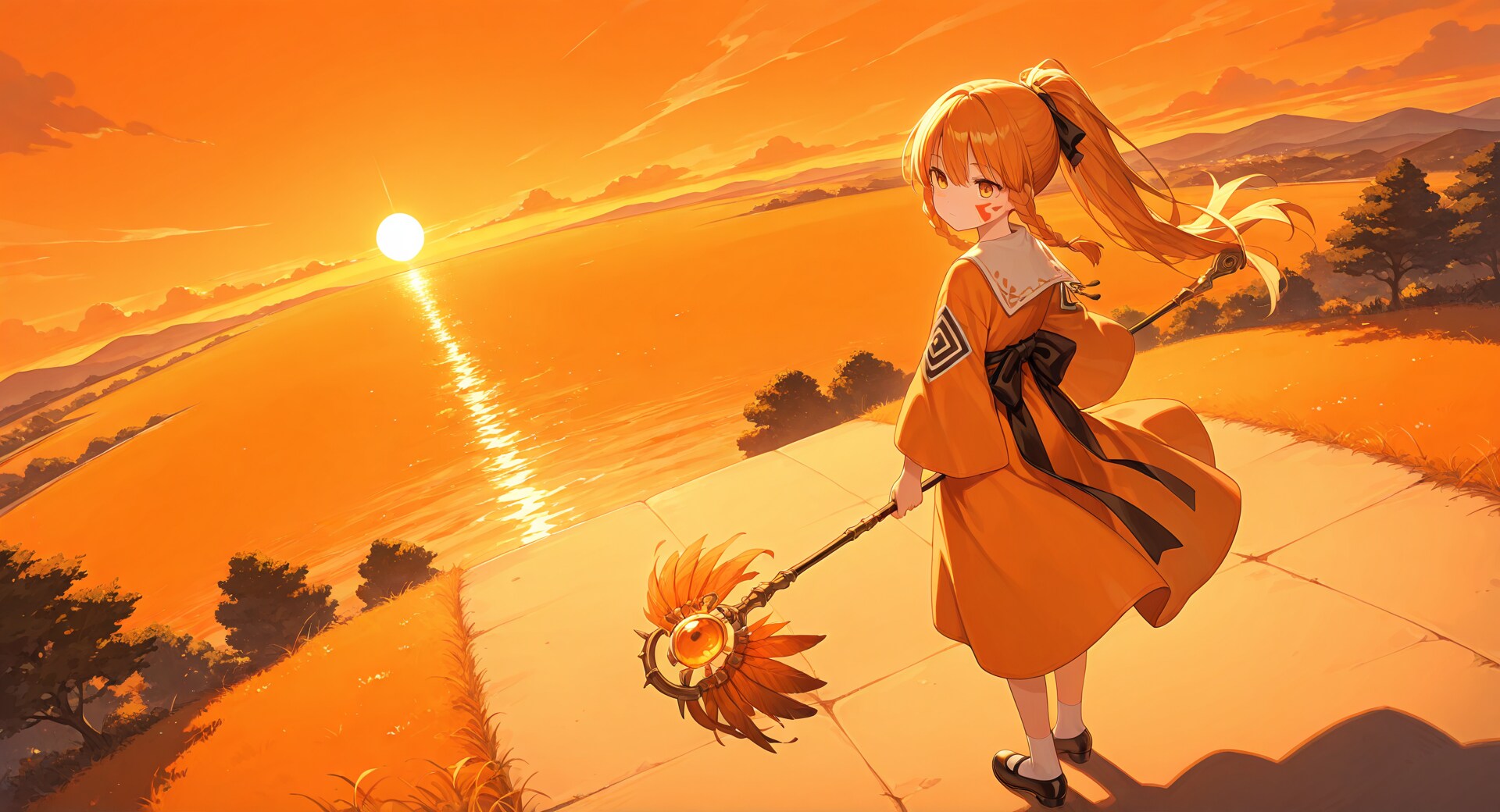 夕暮れ/朝焼け 3 | の人気AIイラスト・グラビア