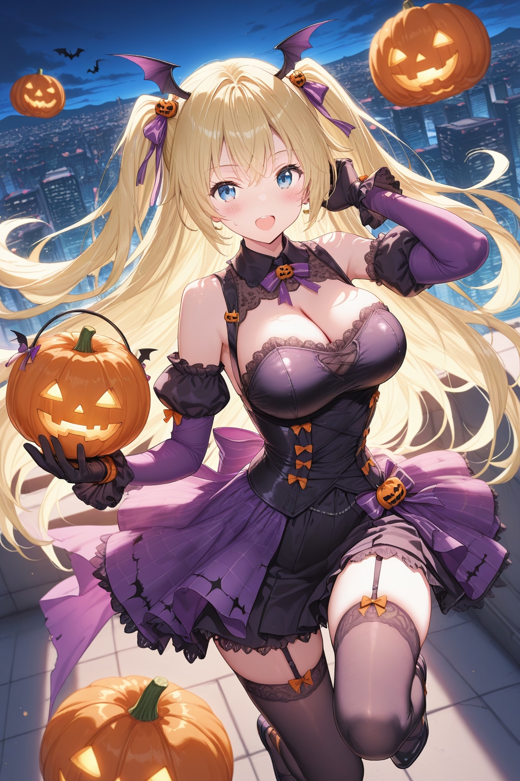 金髪さんハロウィン1