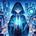 サイバーパンク魔法使いアニメスタイル 2枚目
