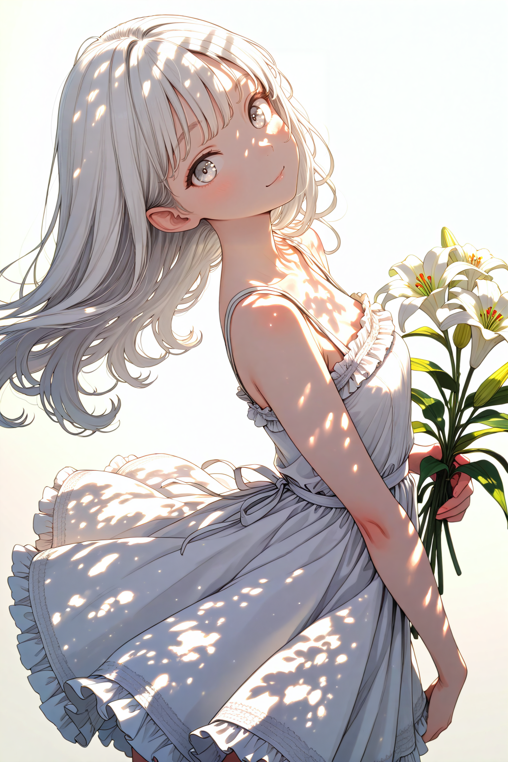 白ユリの少女