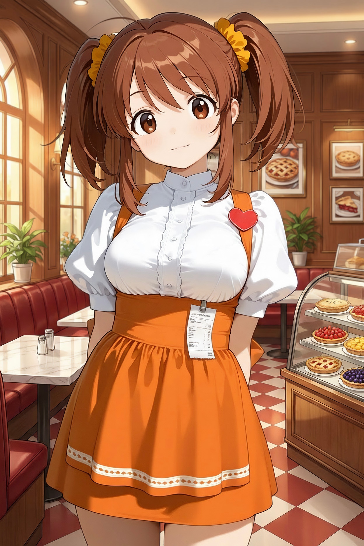 ツインテールのウェイトレス