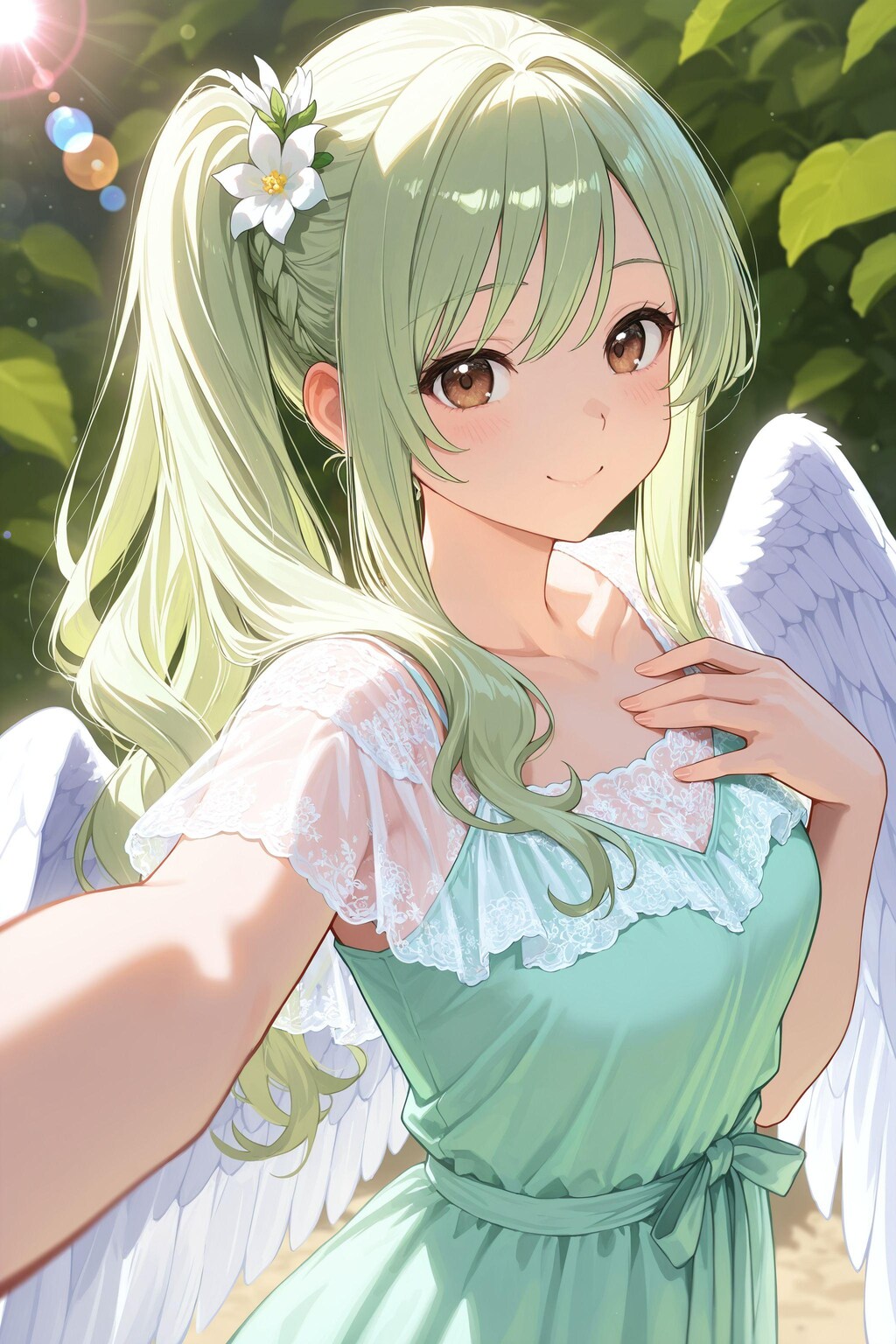 天使さん頑張ります