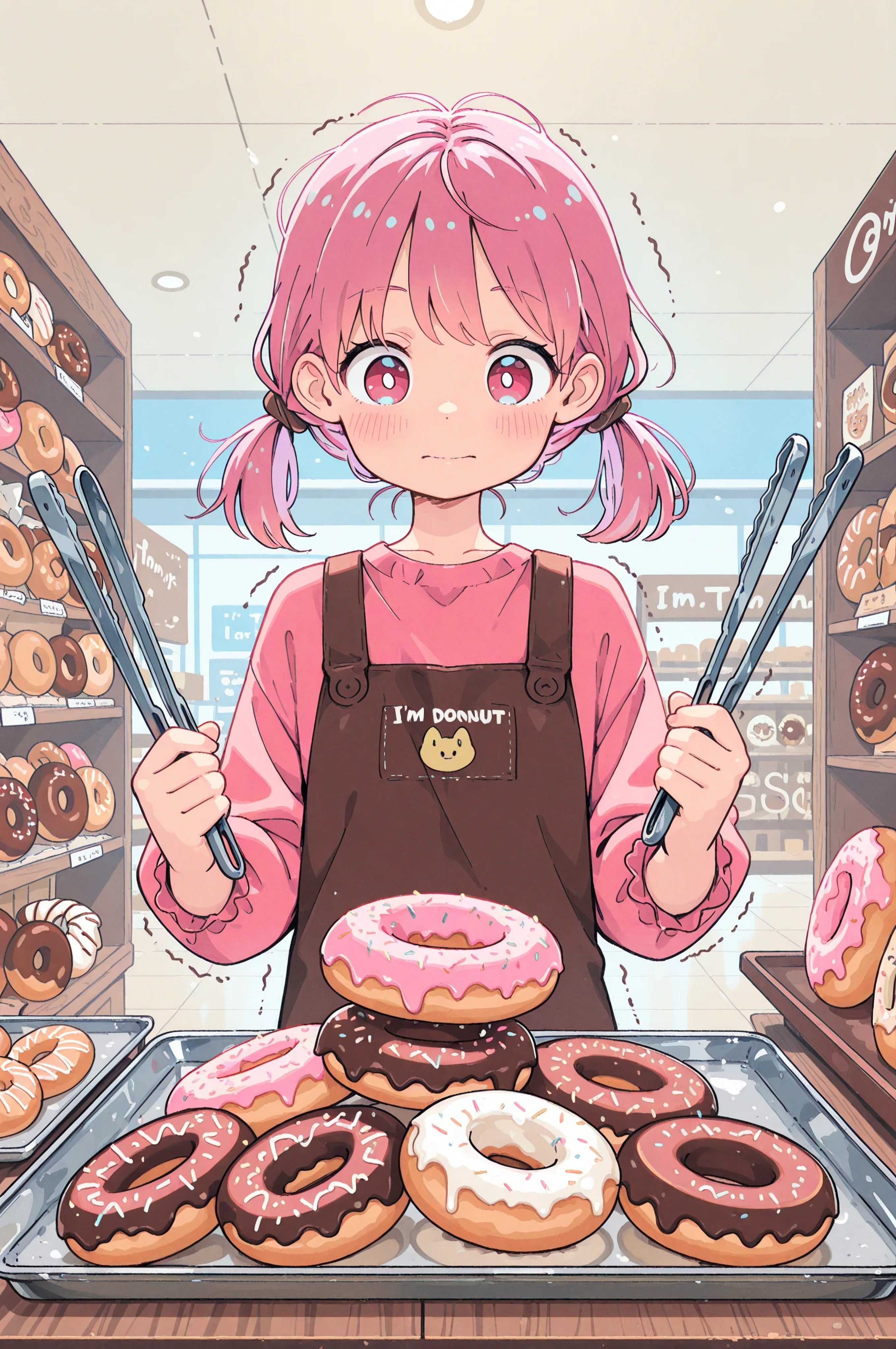 店員なんだから食べちゃダメなんだ、ダメなんだぞ | の人気AIイラスト・グラビア