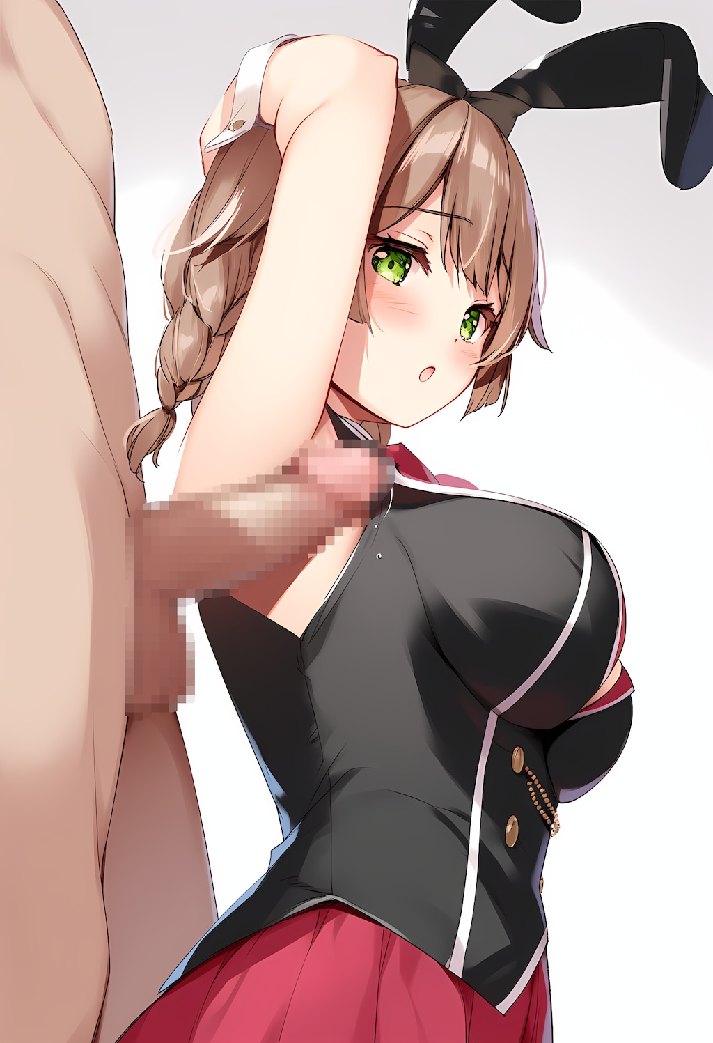 花奈ちゃんに脇コキしてもらう
