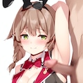 花奈ちゃんに脇コキしてもらう 3枚目