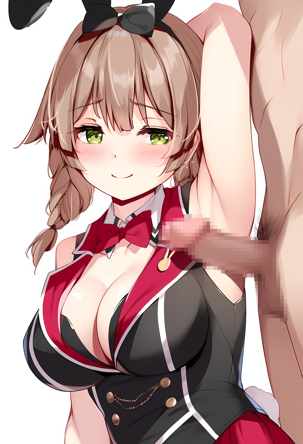 花奈ちゃんに脇コキしてもらう
