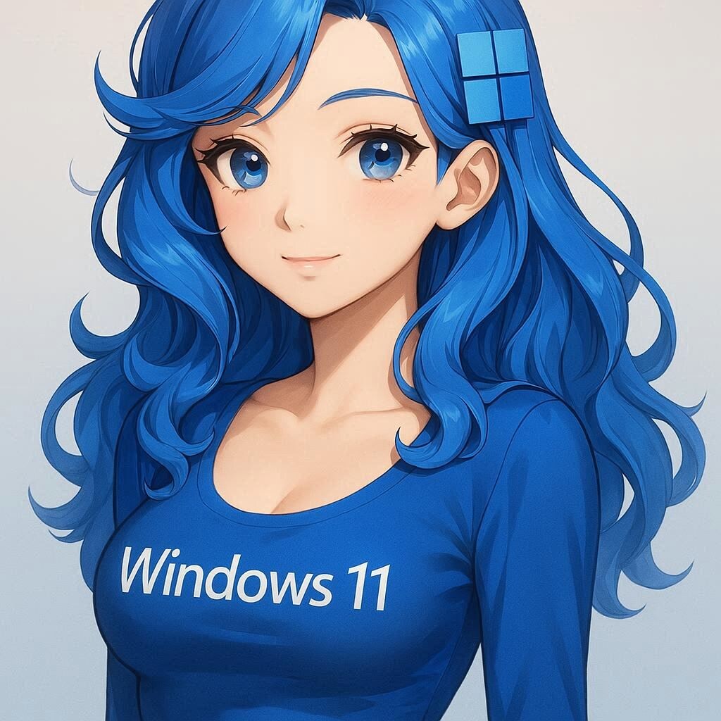 Windows11を擬人化した美少女