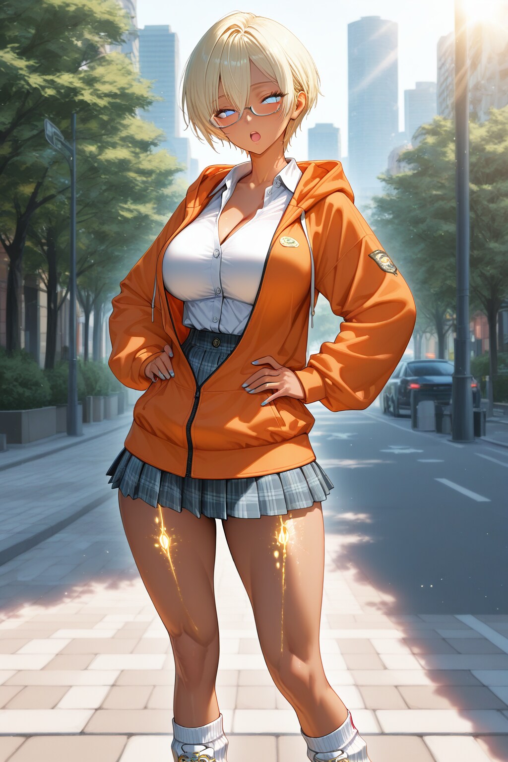 先輩♡寒いですか？