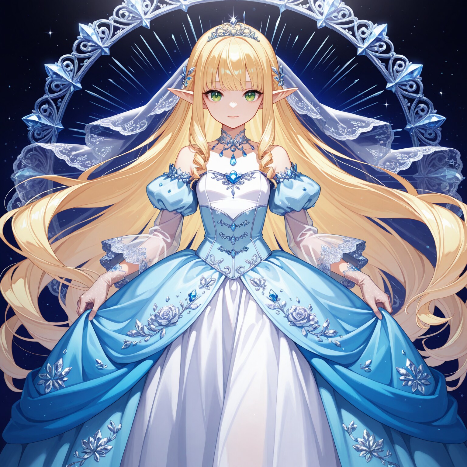 御令嬢エルフ魔女さん