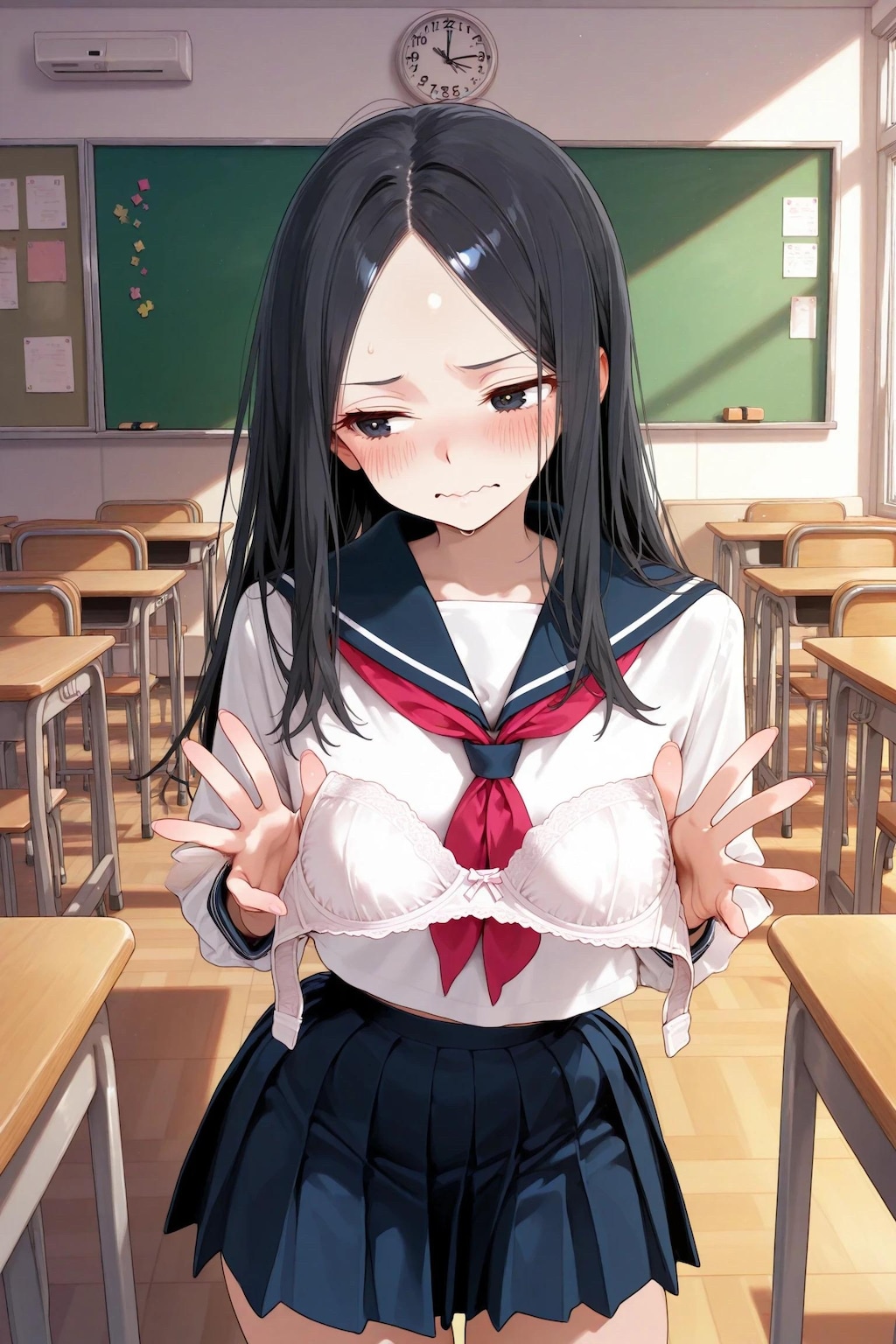 真面目委員長の下着報告会