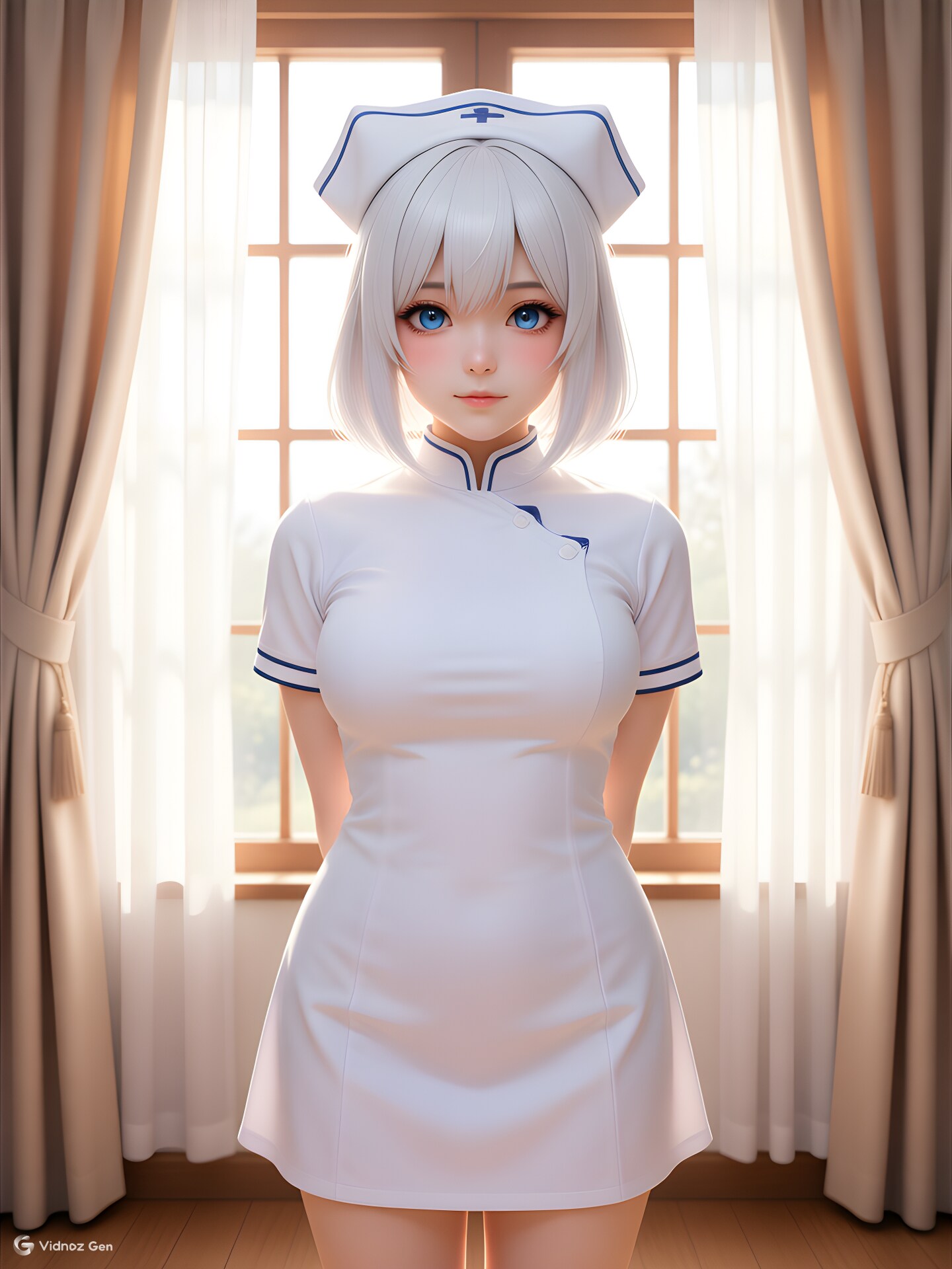 『白衣の天使、髪まで白くなりました』