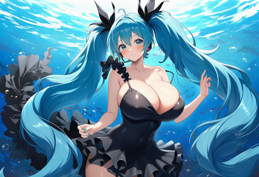 ボカロ　深海少女　初音ミク（爆乳版）