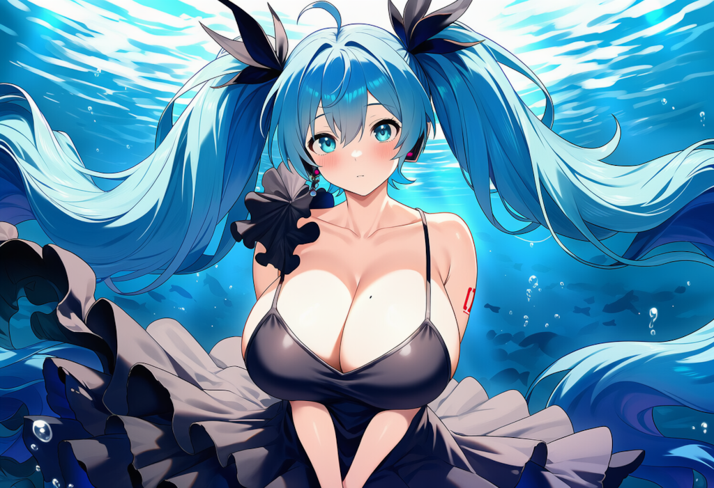 ボカロ　深海少女　初音ミク（爆乳版）