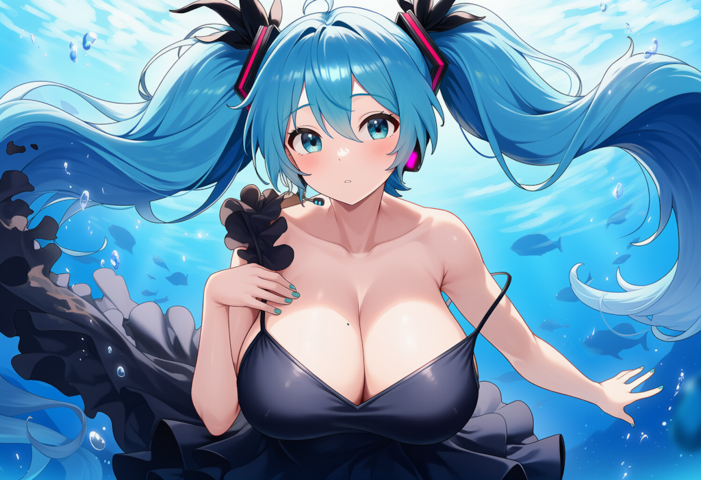 ボカロ　深海少女　初音ミク（爆乳版）