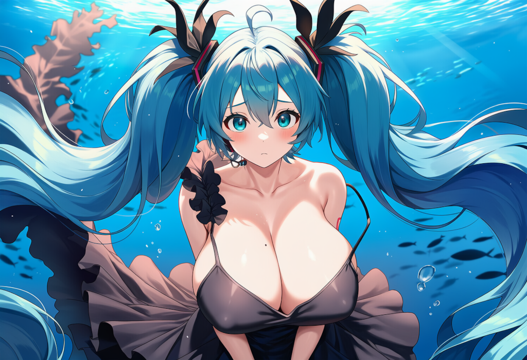 ボカロ　深海少女　初音ミク（爆乳版）