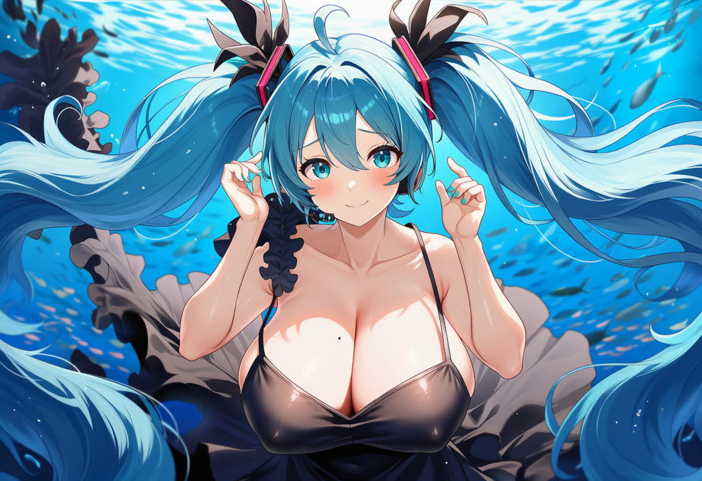 ボカロ　深海少女　初音ミク（爆乳版）