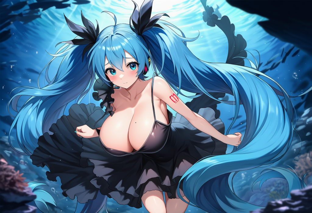 ボカロ　深海少女　初音ミク（爆乳版）