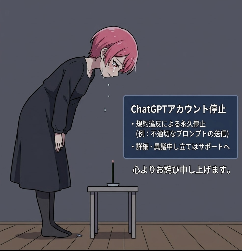 アカウント停止