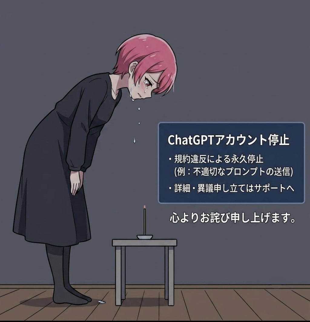 謝罪:アカウント停止