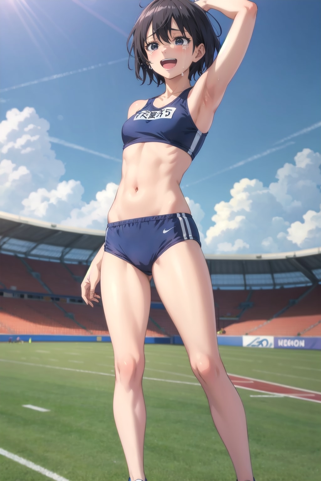 勝利の涙