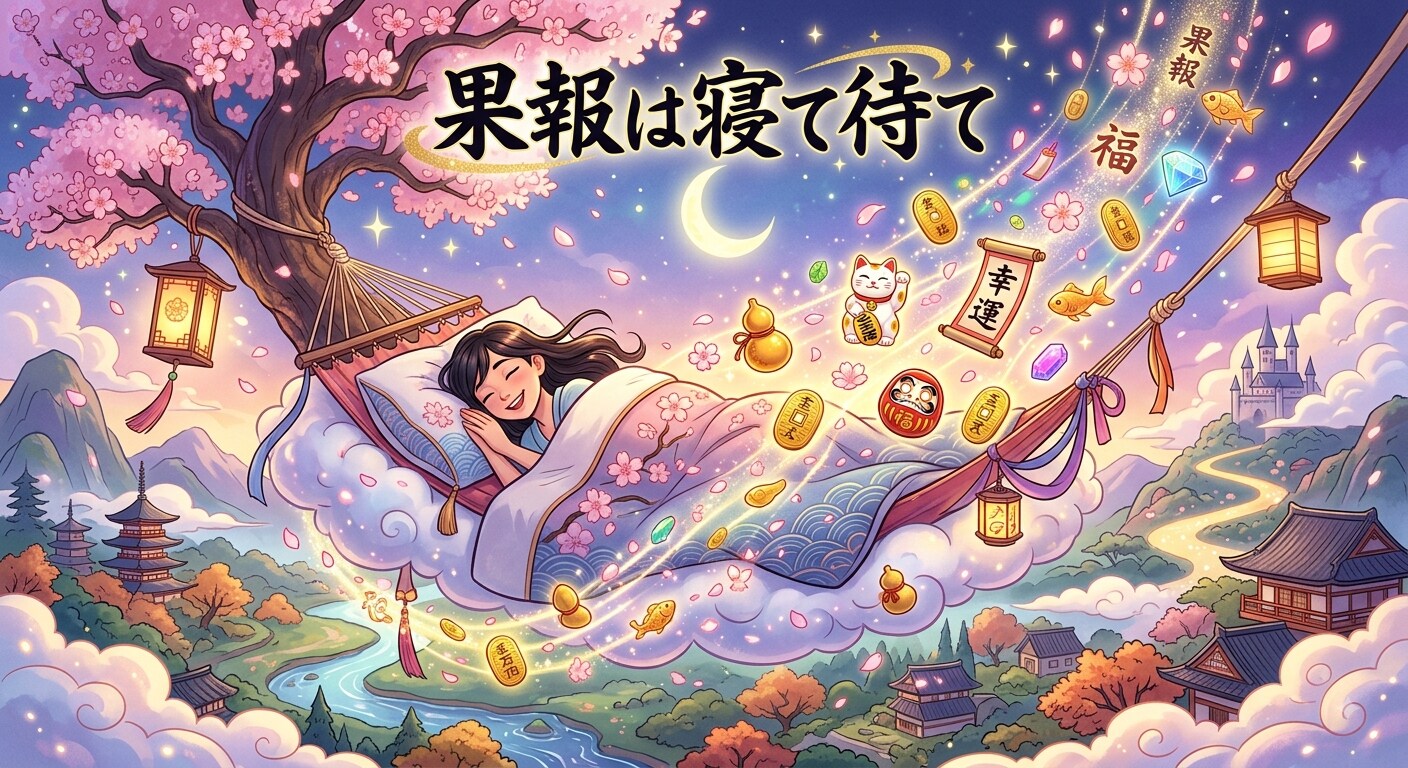 果報は寝て待て
