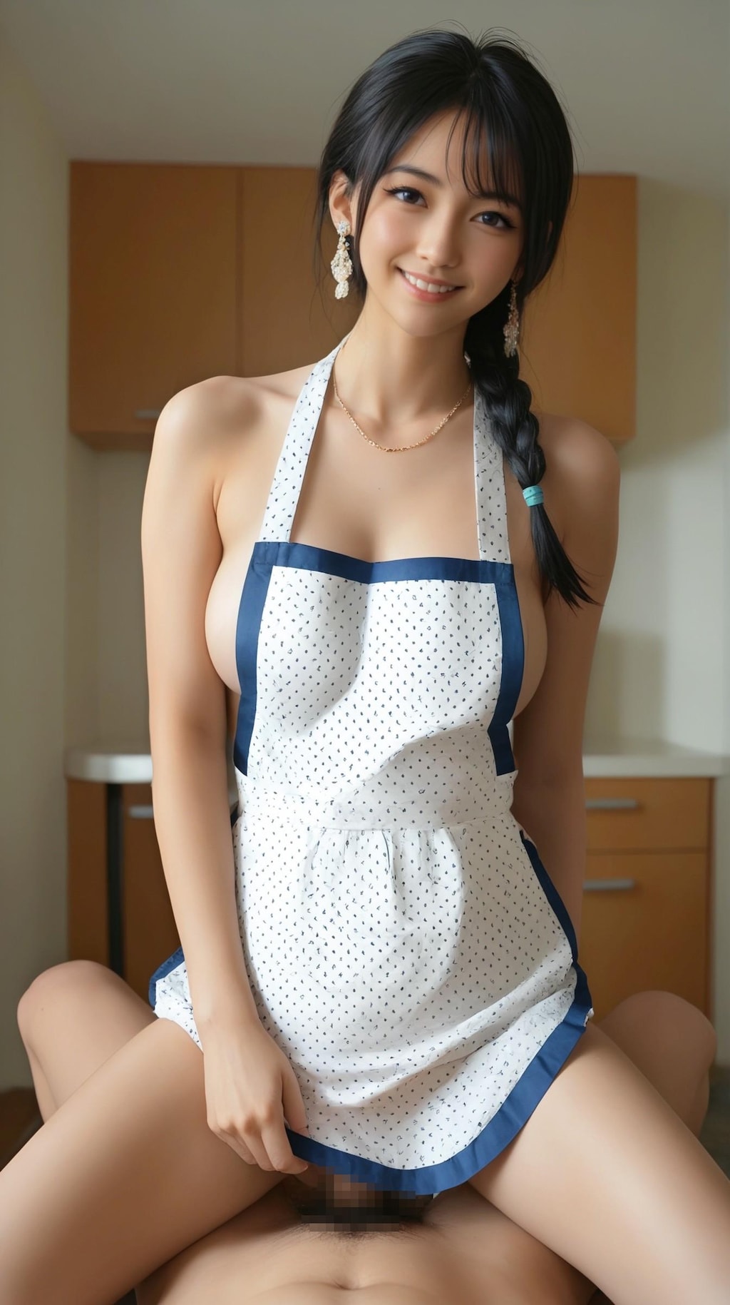裸エプロン人妻としてみない？