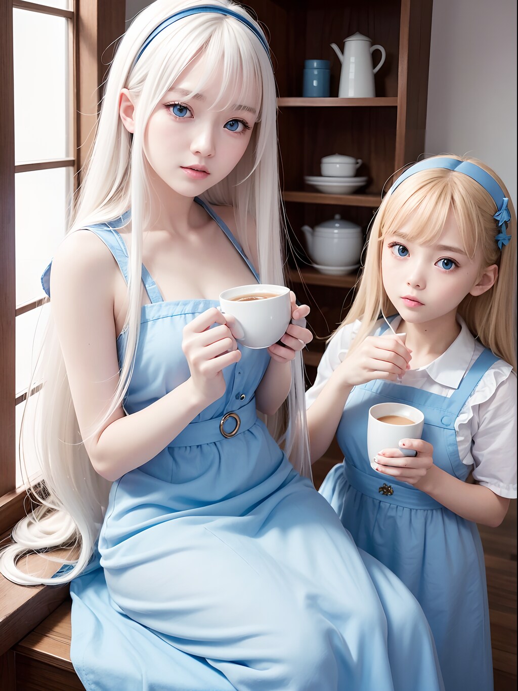 姉妹でコーヒー
