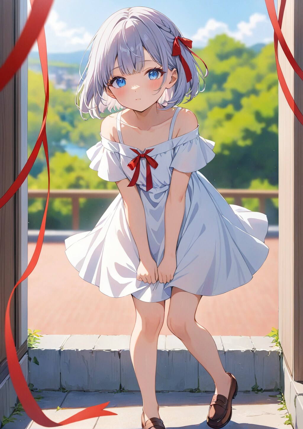 白いドレス