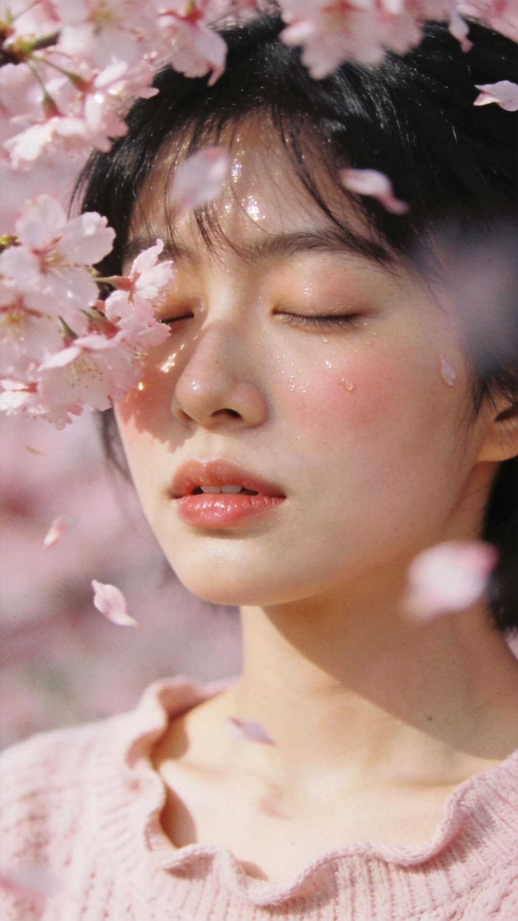 Beneath the Falling Blossom Sky