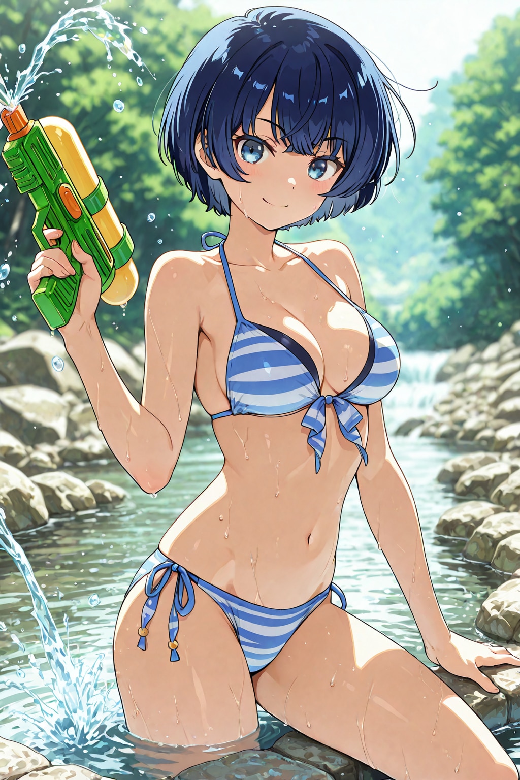 谷川柑菜と河川浴👙🏞️❤️