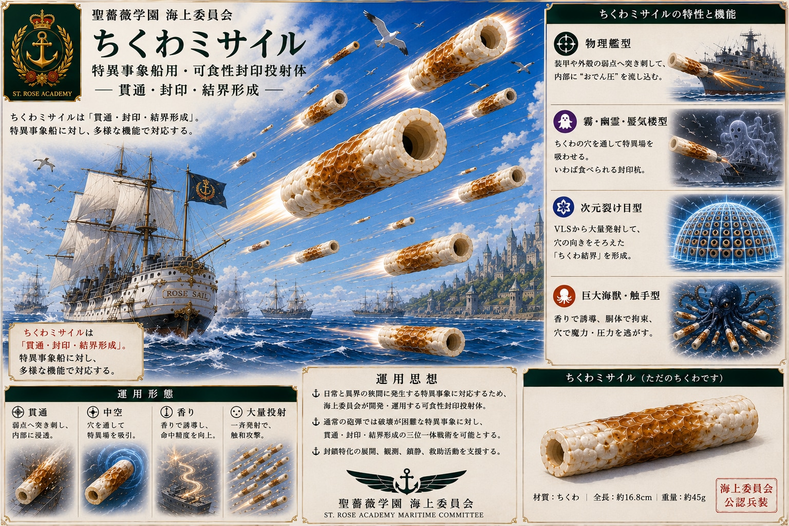聖薔薇学園編〜ちくわミサイル〜