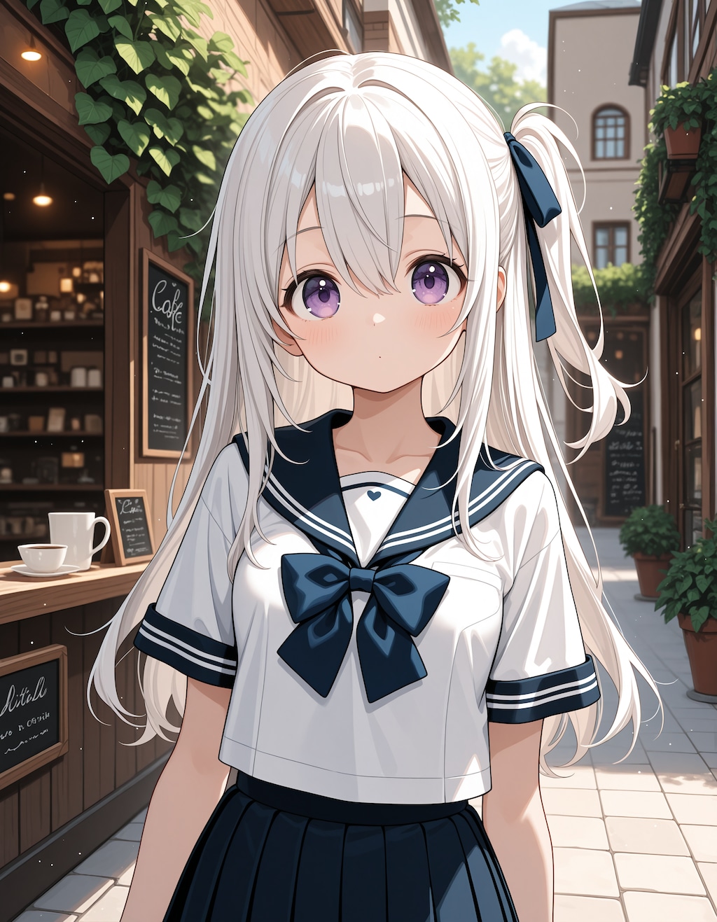 実験的なモデルで生成（セーラー服）