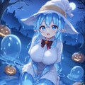 青緑スライムのハロウィン 5枚目