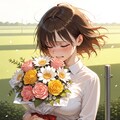 花束を持った女の子 11枚目