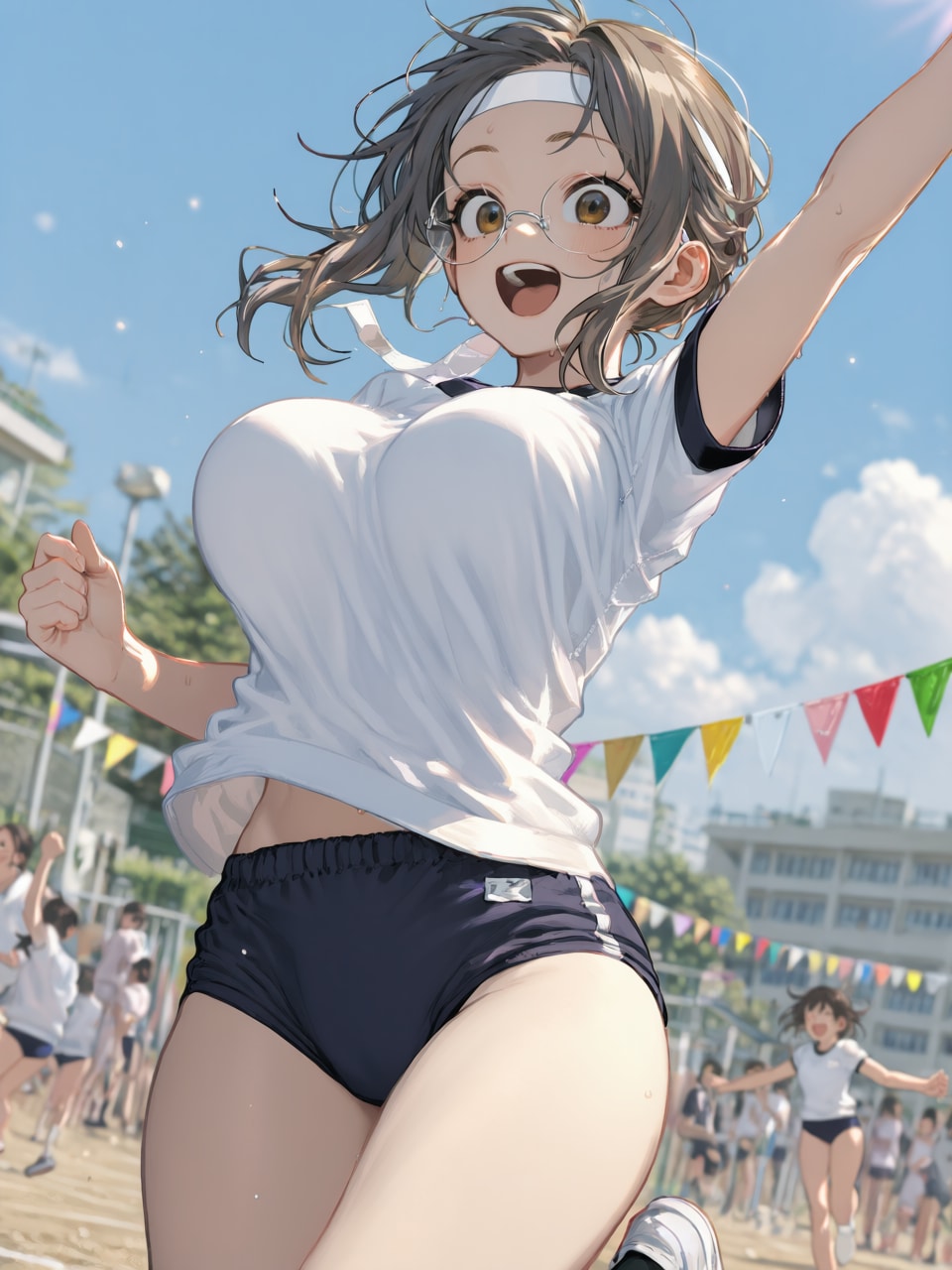 弾む