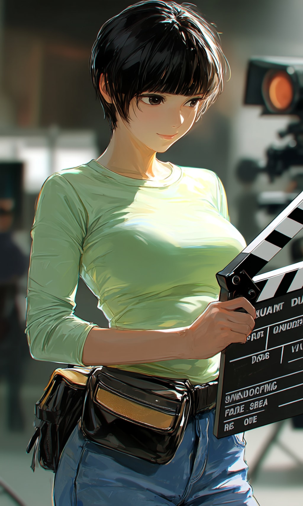 映画の撮影現場〈２〉