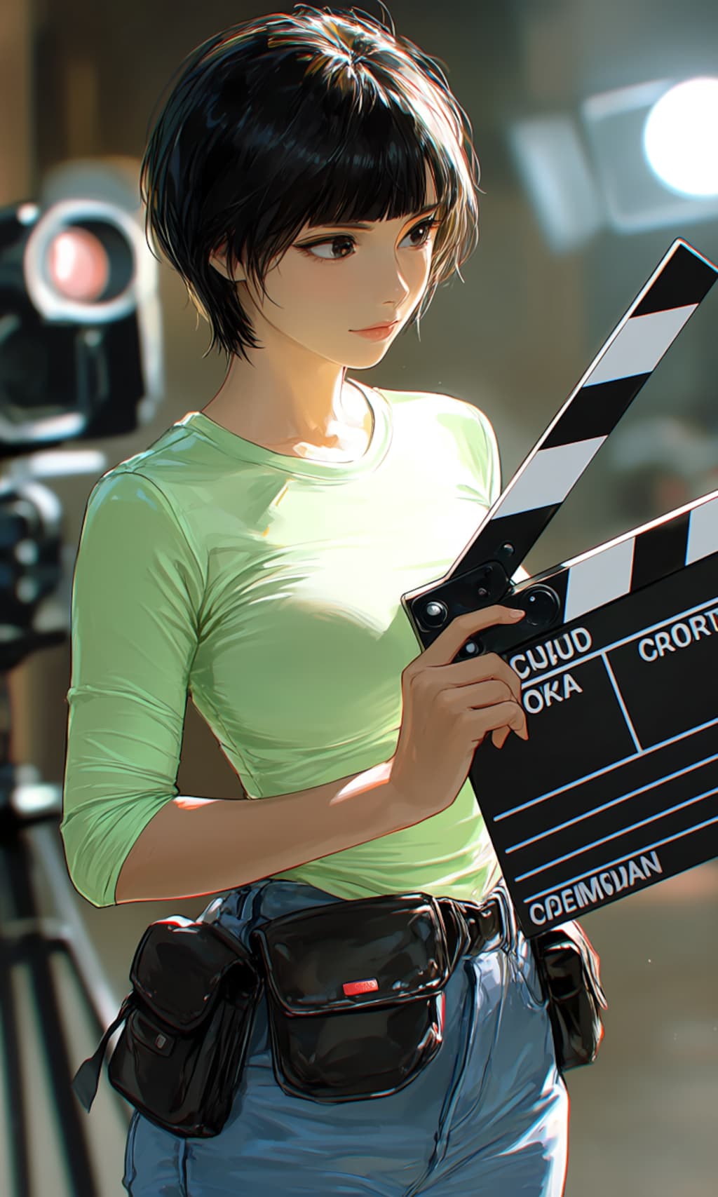 映画の撮影現場〈２〉