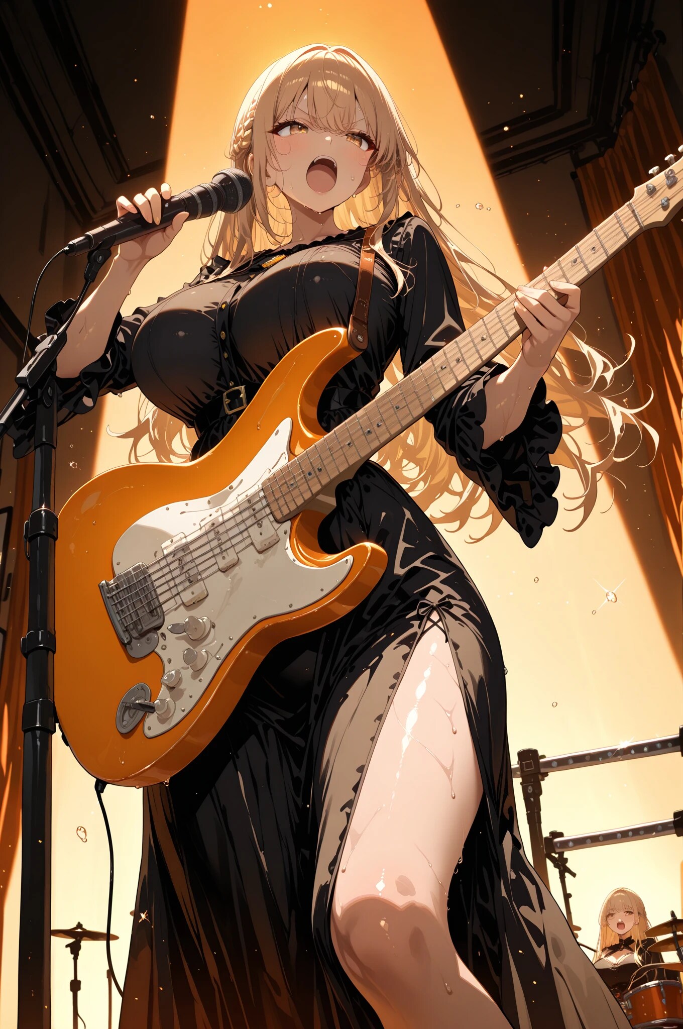 黒色担当の金髪の子