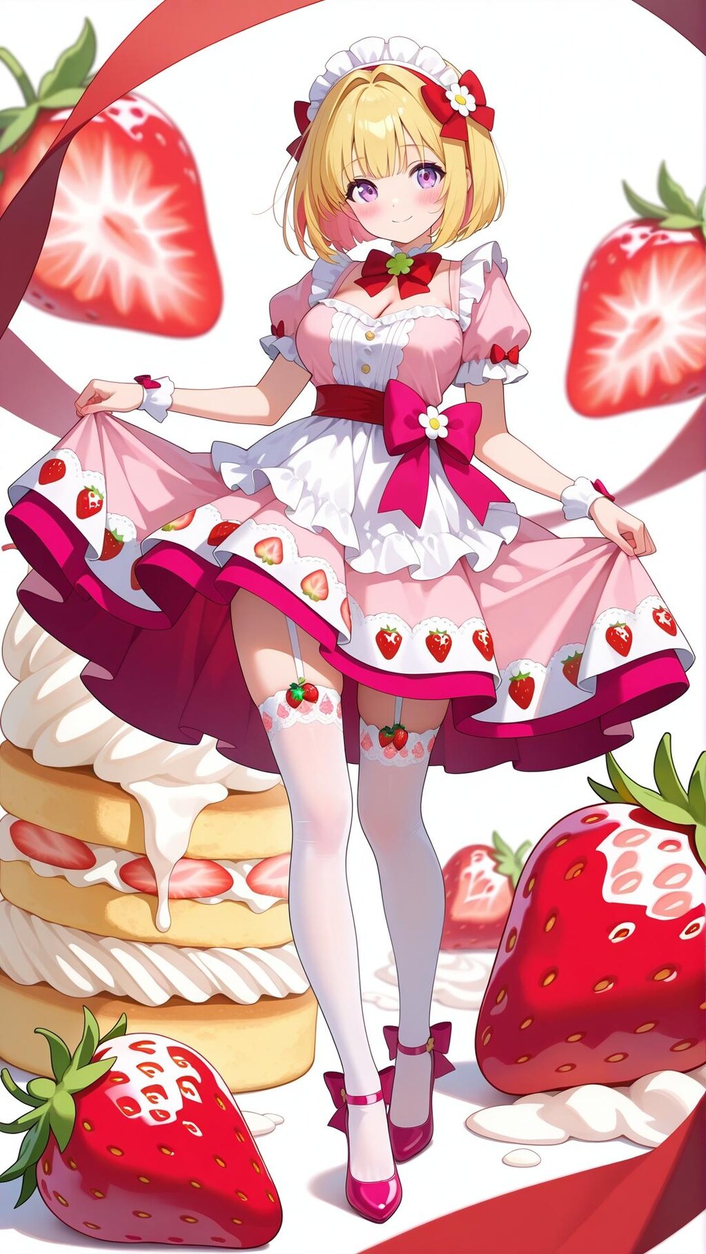 苺のショートケーキガール